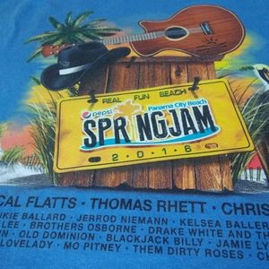 SPRING JAM PANAMA CITY BEACH FLORIDA MENS TEE